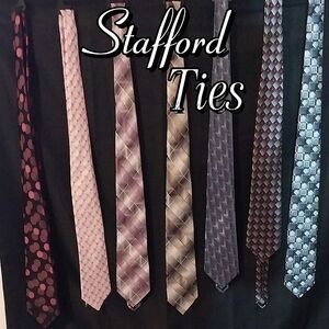 Stafford Ties 5 on the Right are Stafford 1  on the left are Croft&Barrow